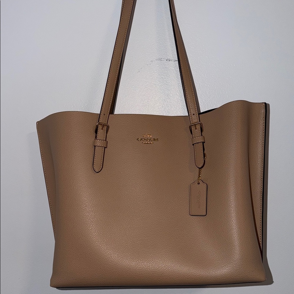Coach Brown Leather Tote Bag